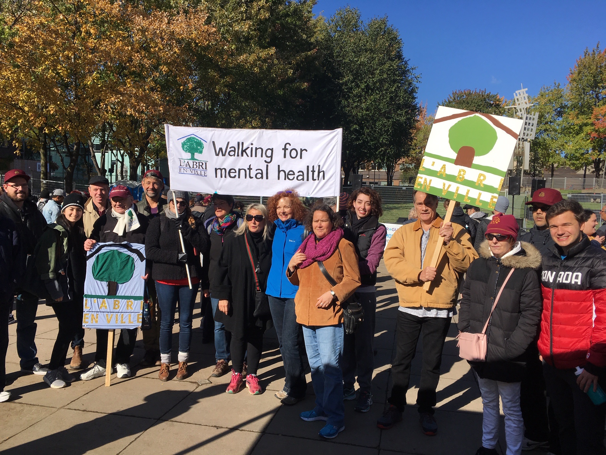 L’Abri en Ville Would Like to Thank Participants in 2018 Montreal Walks for Mental Health